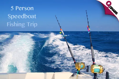 For QR990 Experience the Thrill of a Speedboat Fishing Trip for FIVE! (QR2,000 Value)